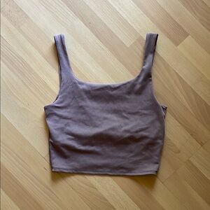 Athletic mauve tank top